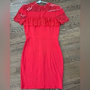 ASOS red mini dress